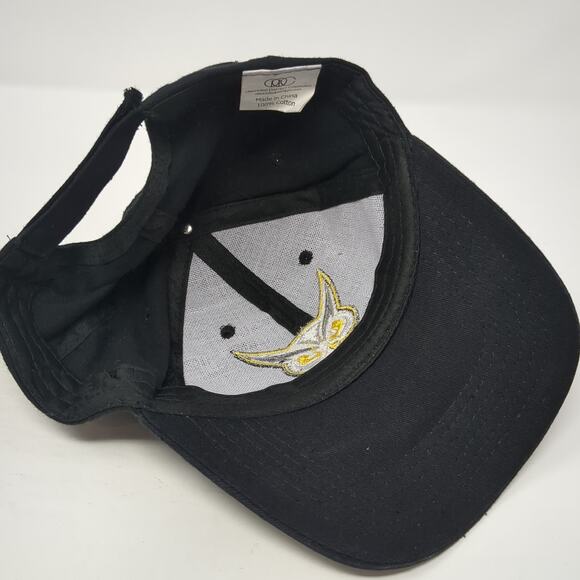 Hoots Strapback Baseball Cap Black One Size Adjustable Associated Premium Corp. - Picture 8 of 9